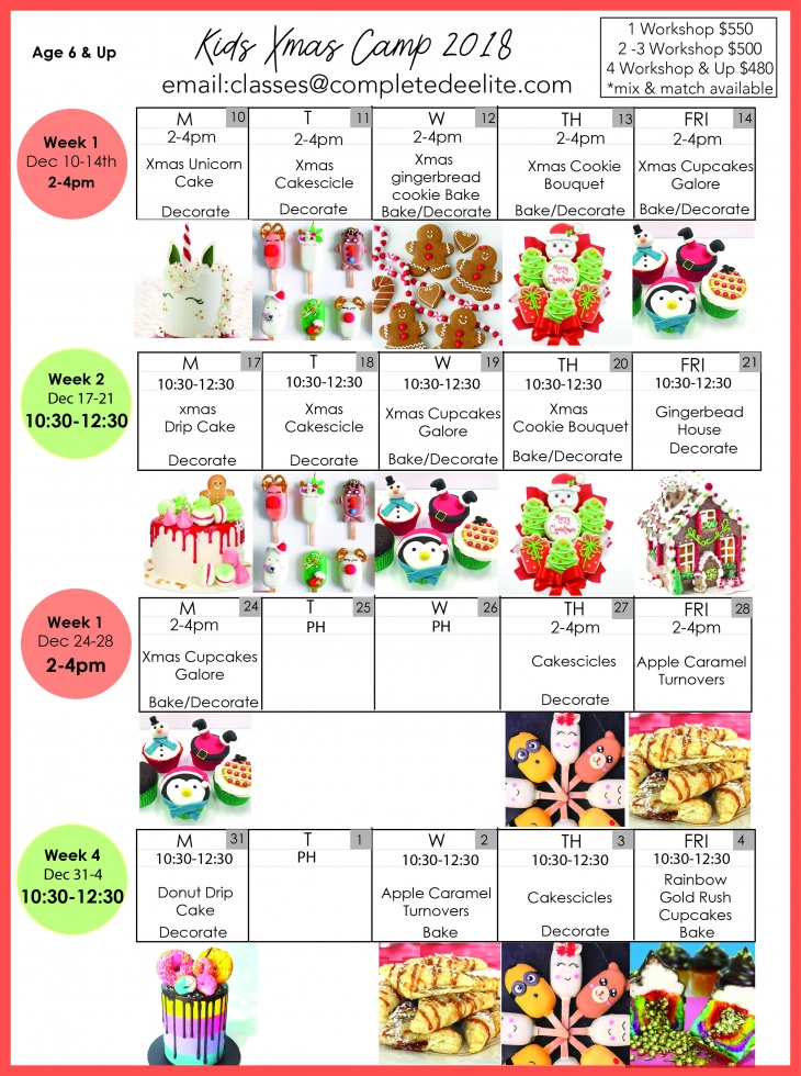 2018 Xmas Kids Camp 2018 Xmas Kids Camp